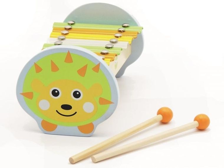 Oops, Jeżyk, cymbałki drewniane, 12m+