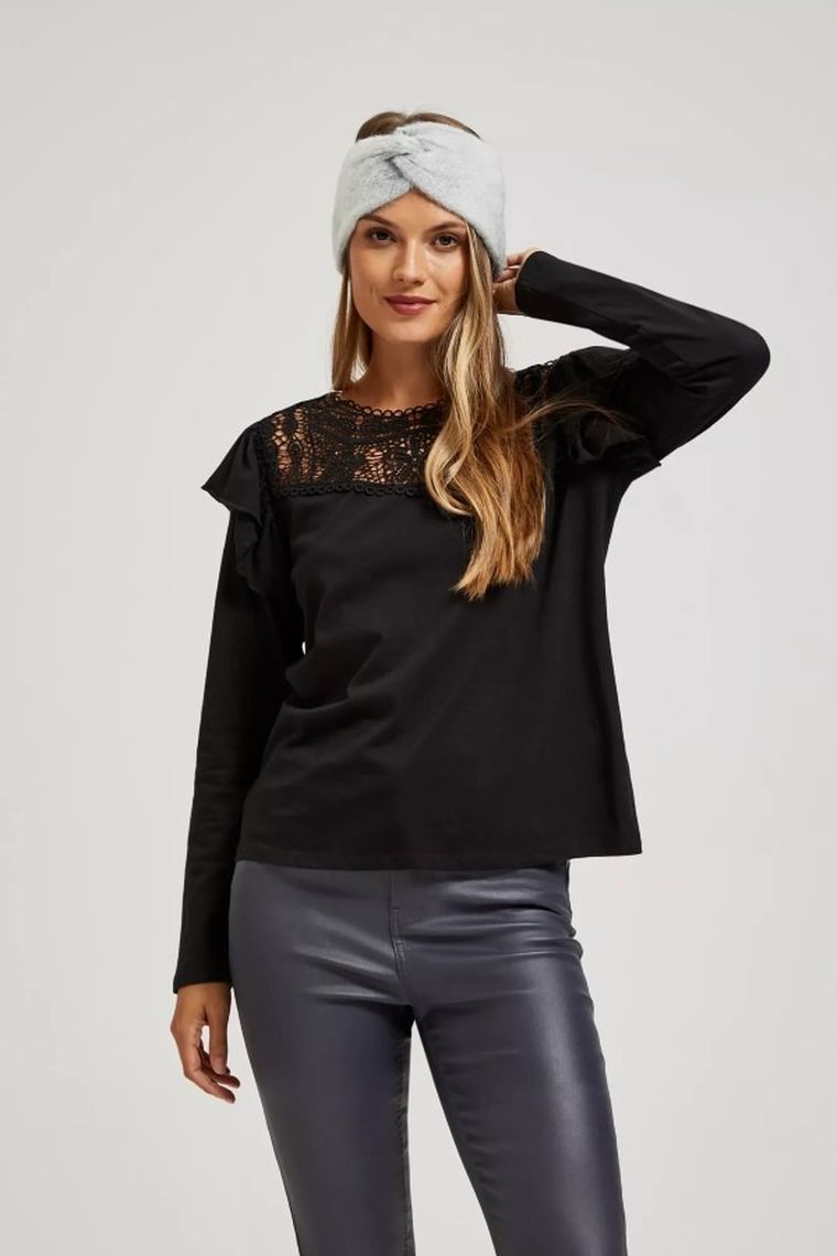 Opaska damska, szara, Moodo