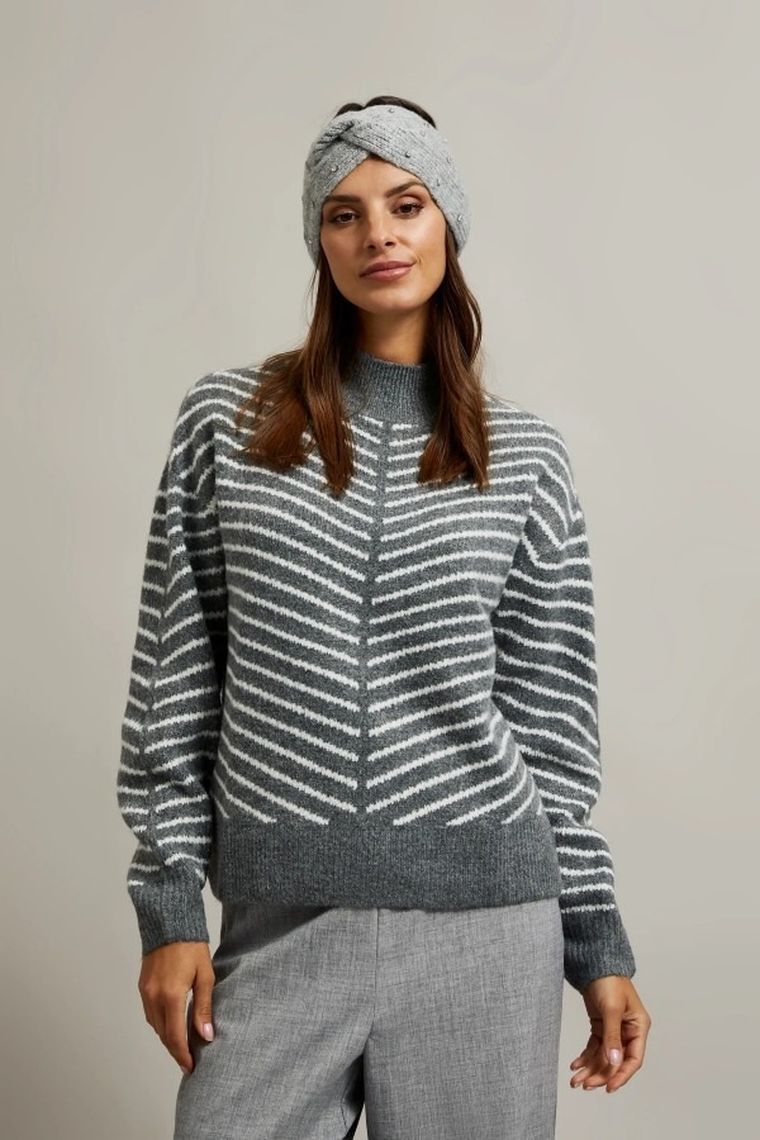 Opaska damska, szara, Moodo