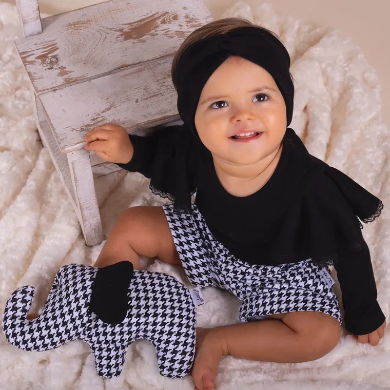 Opaska dziewczęca, czarna, Nicol