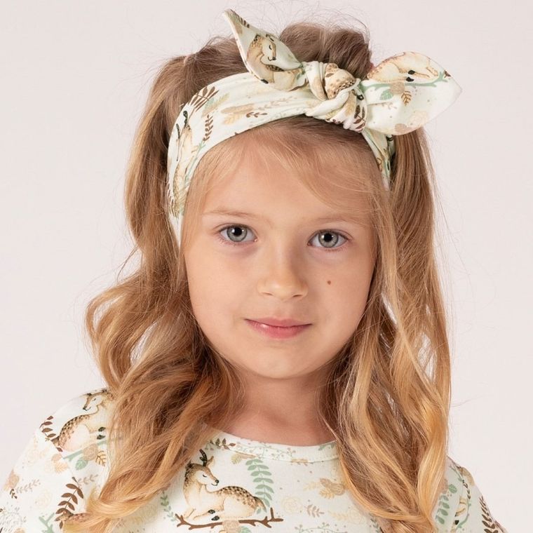 Opaska dziewczęca, ecru, Nicol