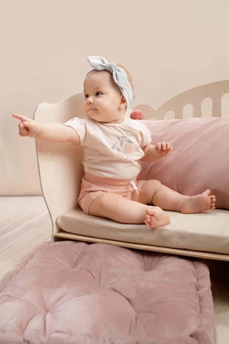 Opaska dziewczęca, miętowa, Summer Garden, Pinokio