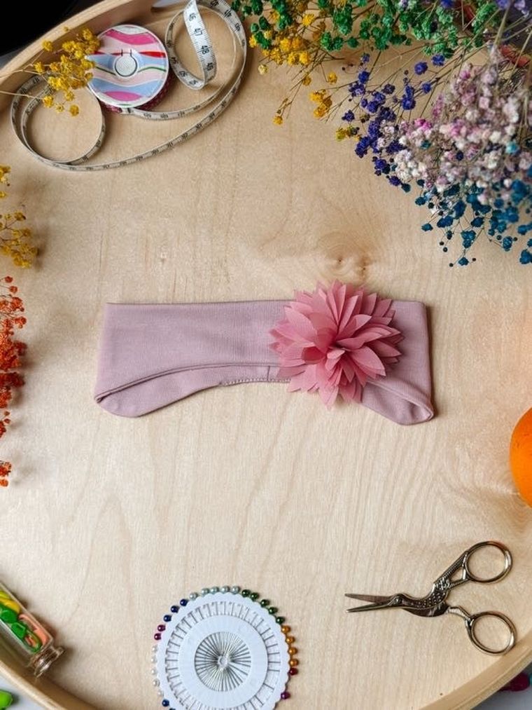 Opaska dziewczęca, różowa, Iltom