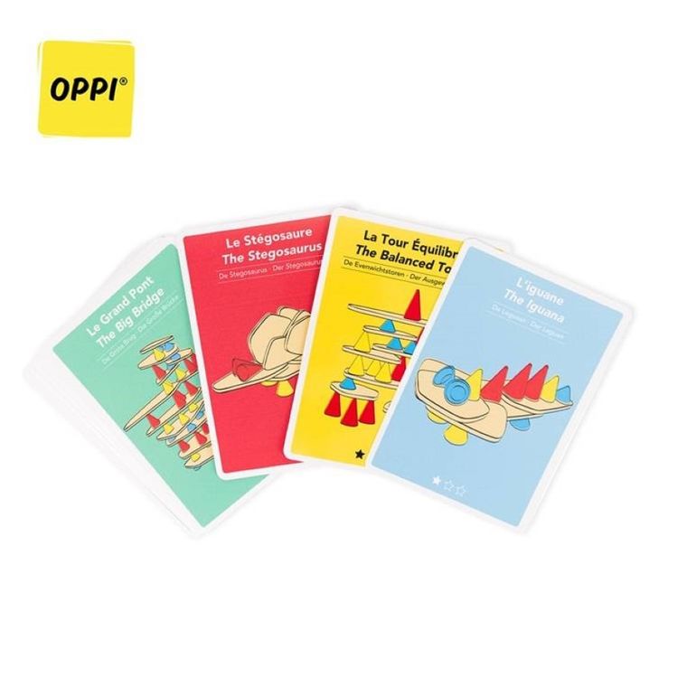 Oppi, Piks, karty do klocków konstrukcyjnych, 24 szt.