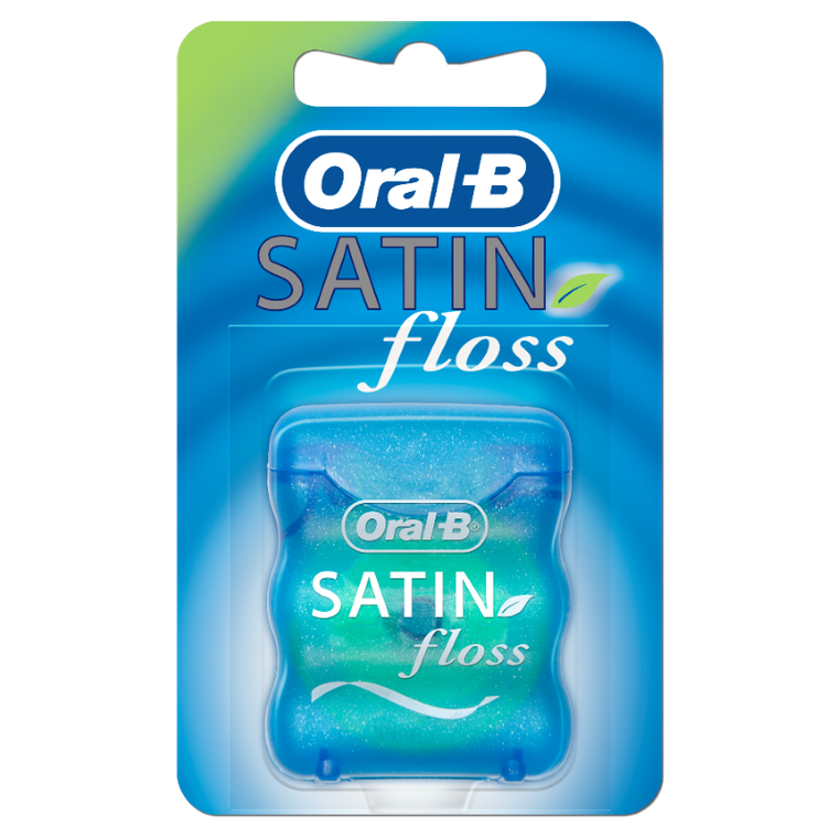 Oral-B, Satin Floss Mint, nić dentystyczna, 25 m
