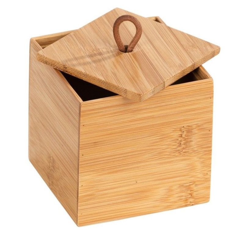 Organizer łazienkowy, Terra, bambus, 9-9 cm