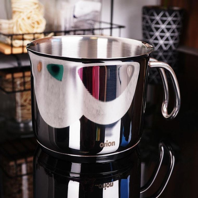 Orion, Anett, garnek do gotowania mleka, stalowy, 12.5 cm, 1l