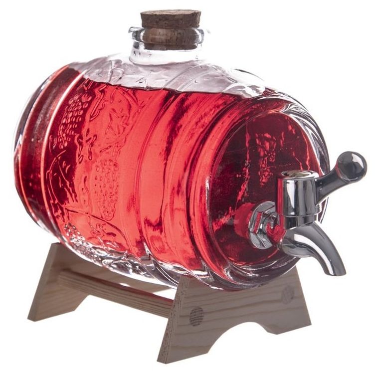 Orion, beczka szklana z kranikiem, 1l