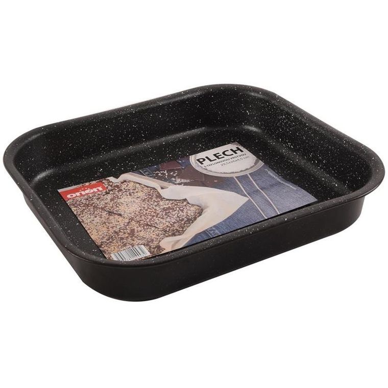 Orion, blacha, brytfanna emaliowana 29,5-26-4 cm