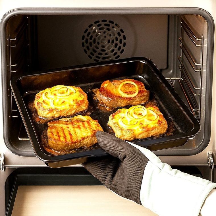 Orion, blacha do pieczenia, emaliowana, prostokątna, głęboka, 40-35,5-5 cm