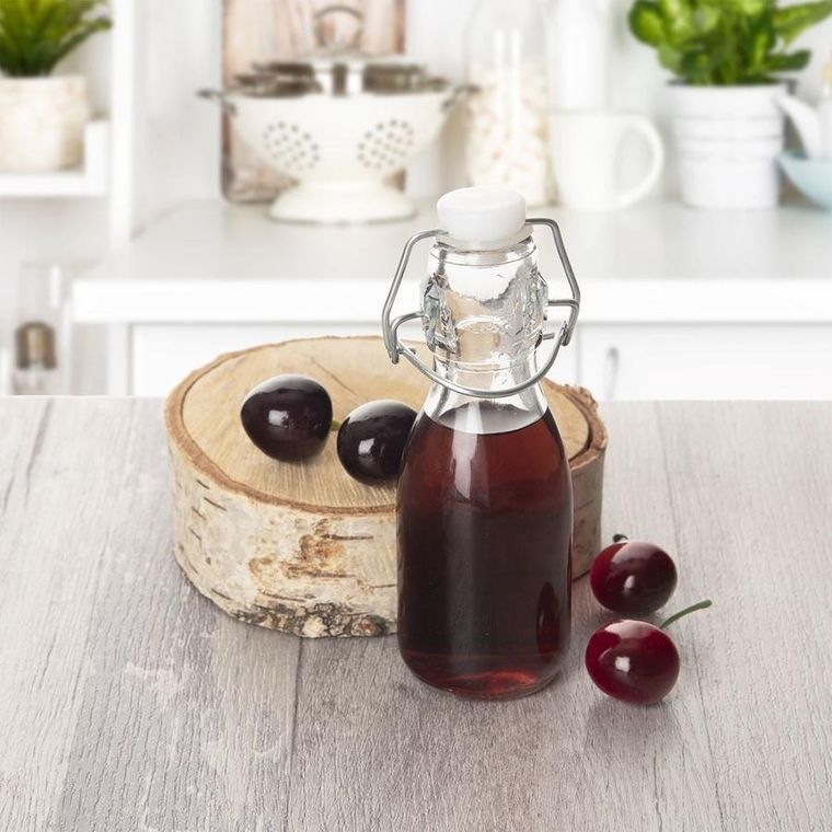 Orion, butelka z klipsem, szklana, 160 ml