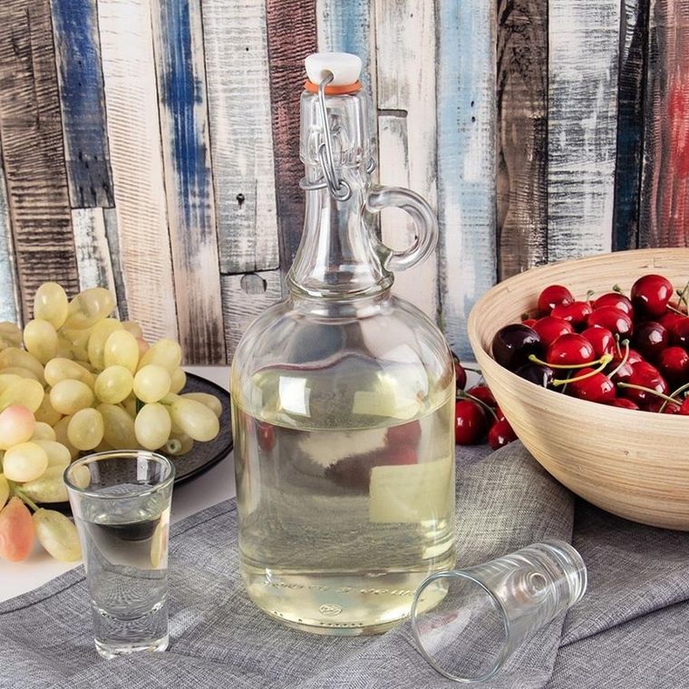 Orion, butelka z klipsem szklana, 1l