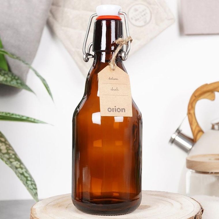 Orion, butelka z klipsem, szklana, 340 ml