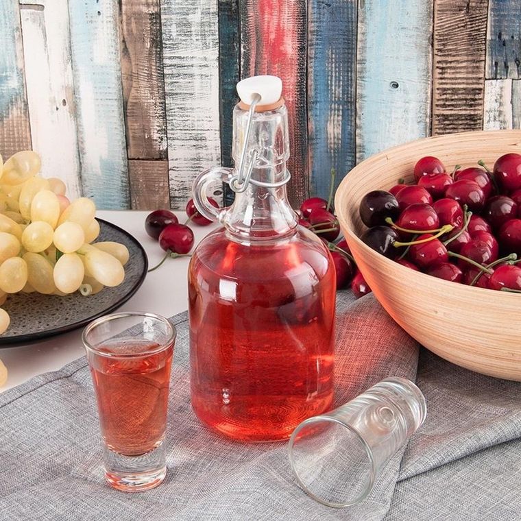 Orion, butelka z klipsem szklana, 500 ml