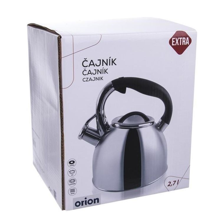 Orion, czajnik stalowy z gwizdkiem, indukcja, 2,7 l
