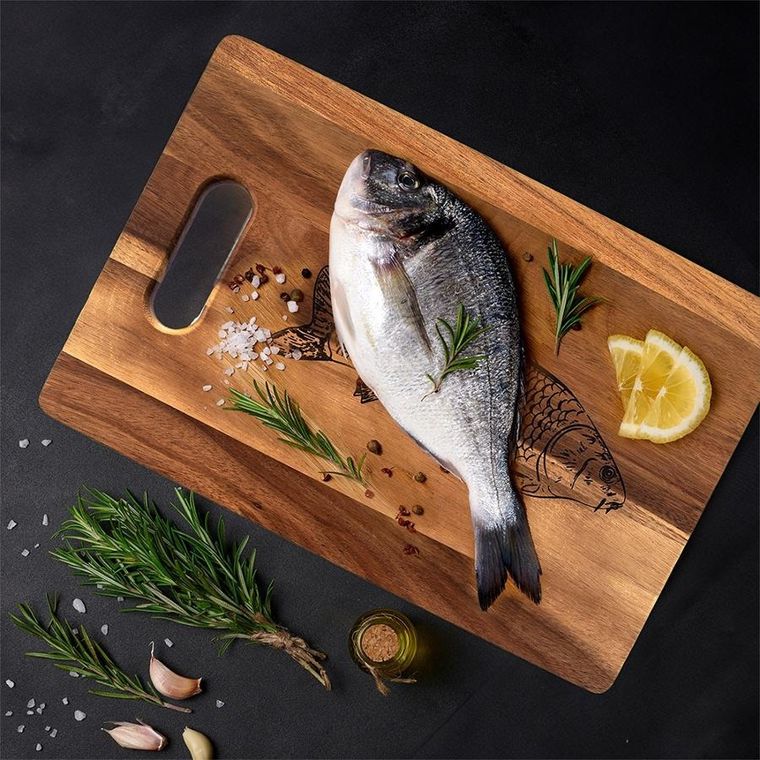 Orion, deska do krojenia, drewniana, 36-24 cm