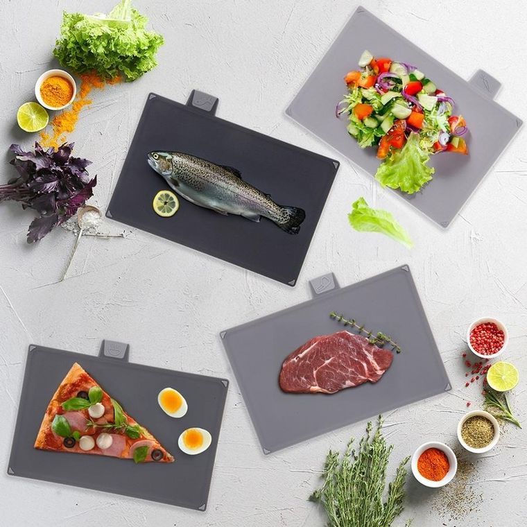 Orion, deski do krojenia, ze stojakiem, 4 szt.