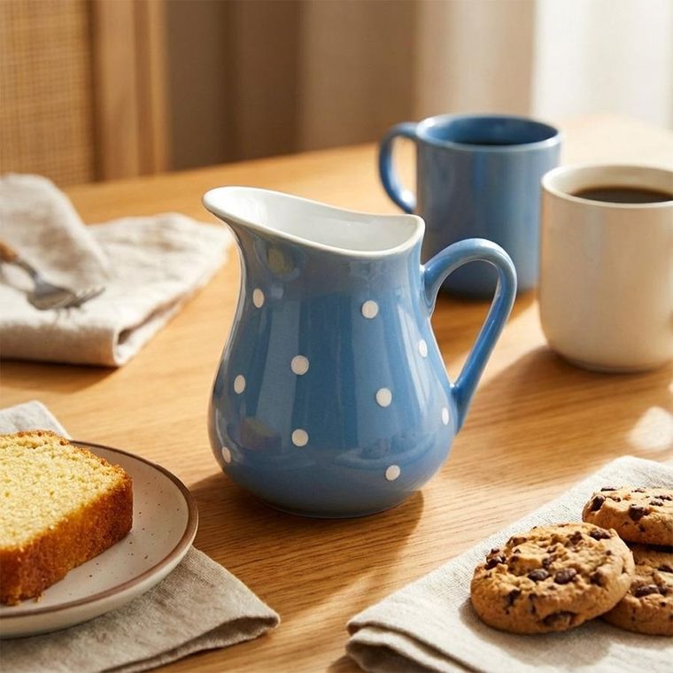 Orion, dzbanek ceramiczny, niebieski, 480 ml