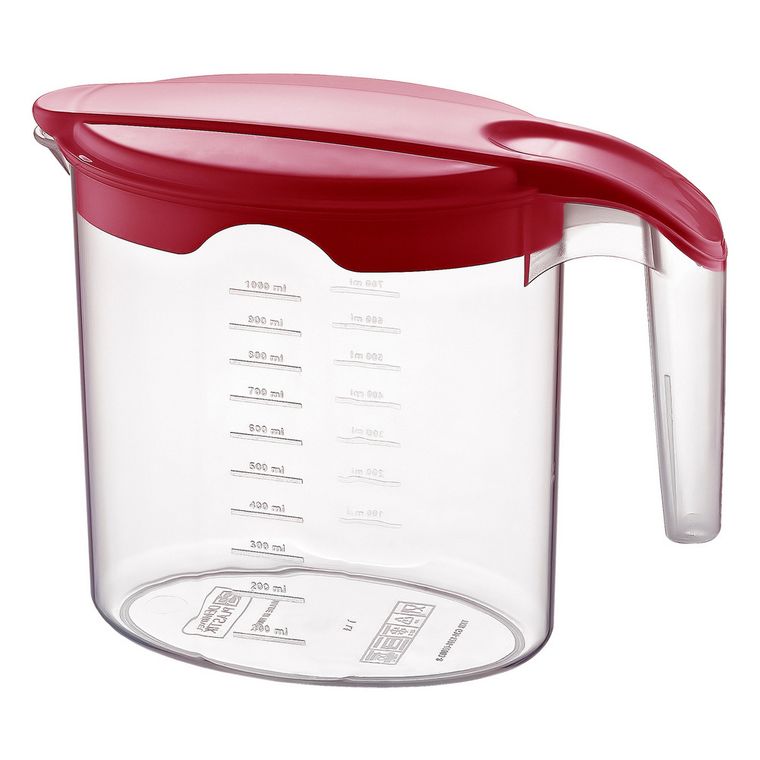 Orion, dzbanek do napojów plastikowy z pokrywką, 1 l