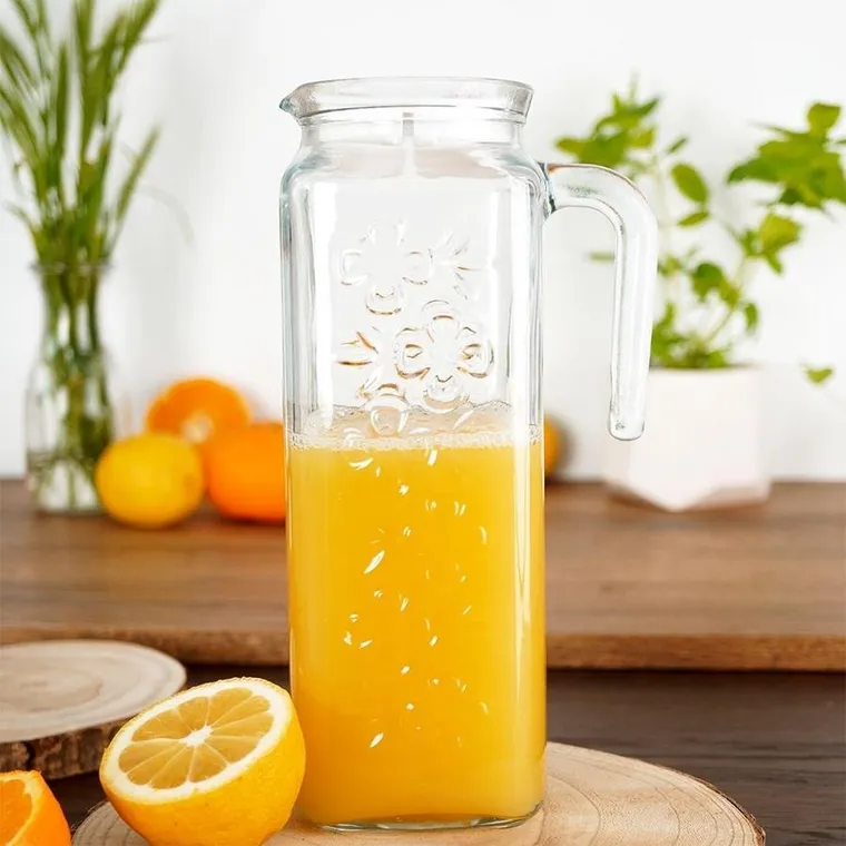 Orion, dzbanek z pokrywką, szklany, 1.2 l