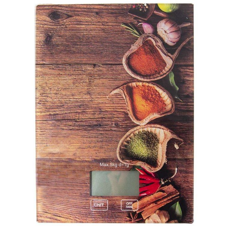 Orion, elektroniczna waga kuchenna, szklana, 5kg