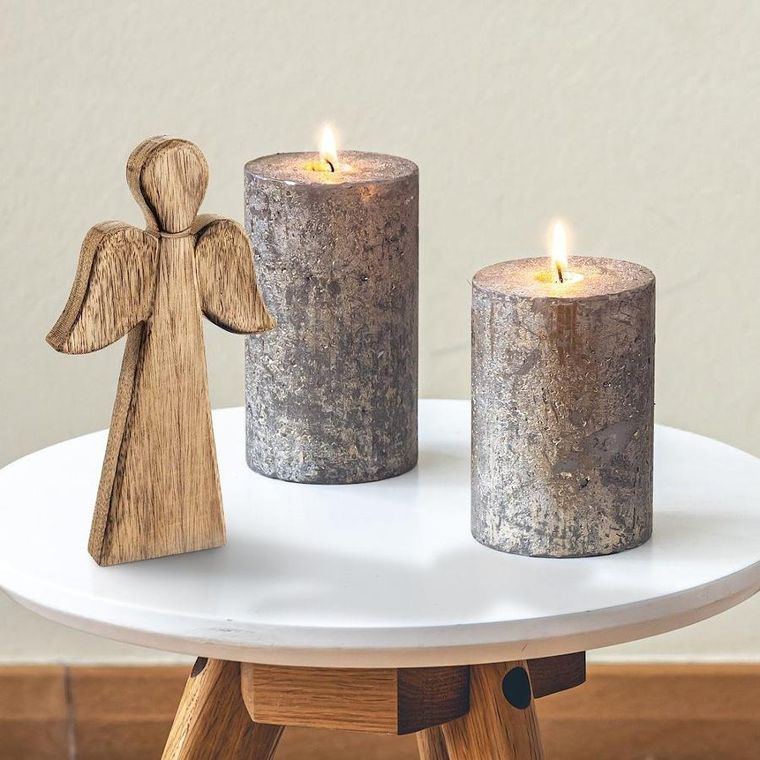 Orion, figurka anioła, drewniana, 13-24 cm