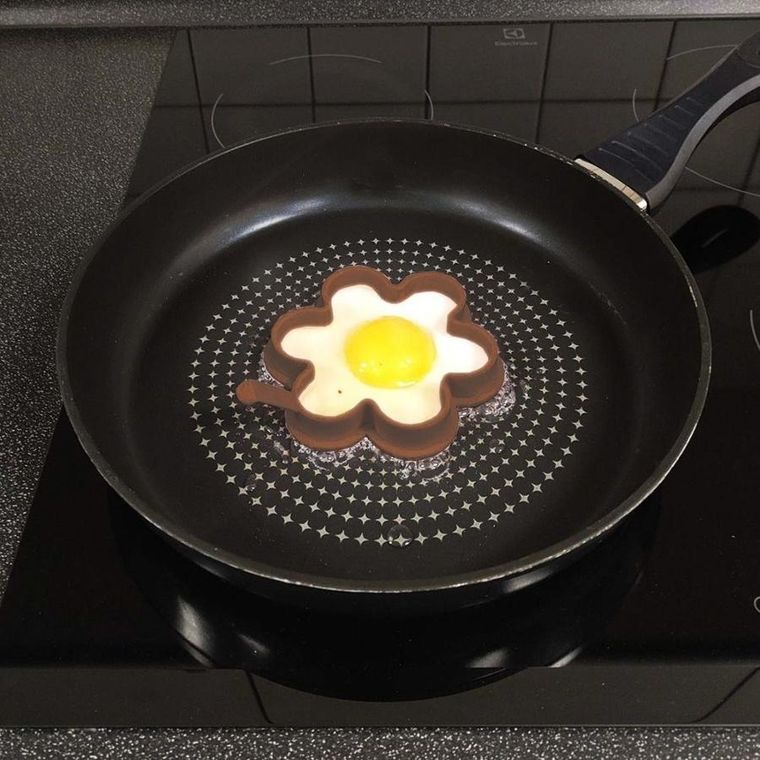 Orion, forma do jajek silikonowa kwiat, Sillinie, 12 cm