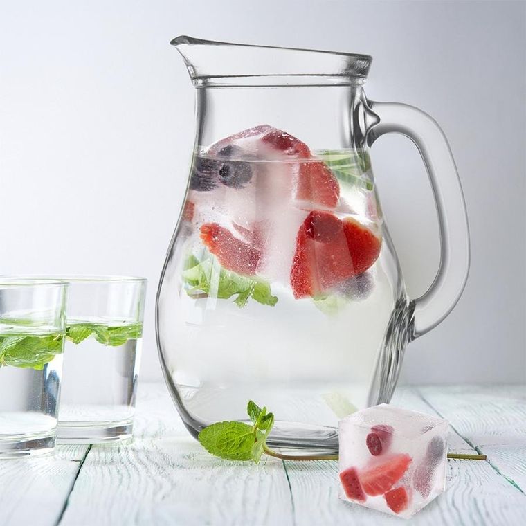 Orion, forma do kostek lodu z pokrywką silikonowa, zielona XXL, 18.5-12-5 cm