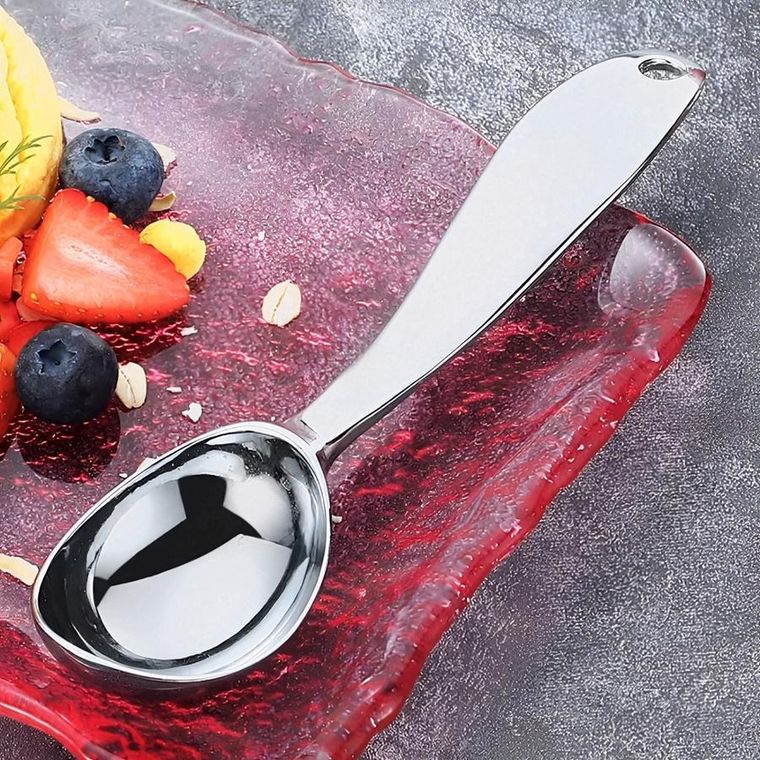 Orion, gałkownica do lodów, metalowa, Luxy, 17 cm