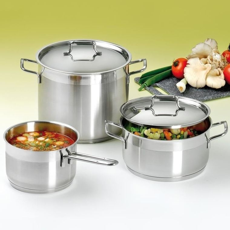 Orion, garnek stalowy z pokrywką, 18/10, Anett, 8,2 l