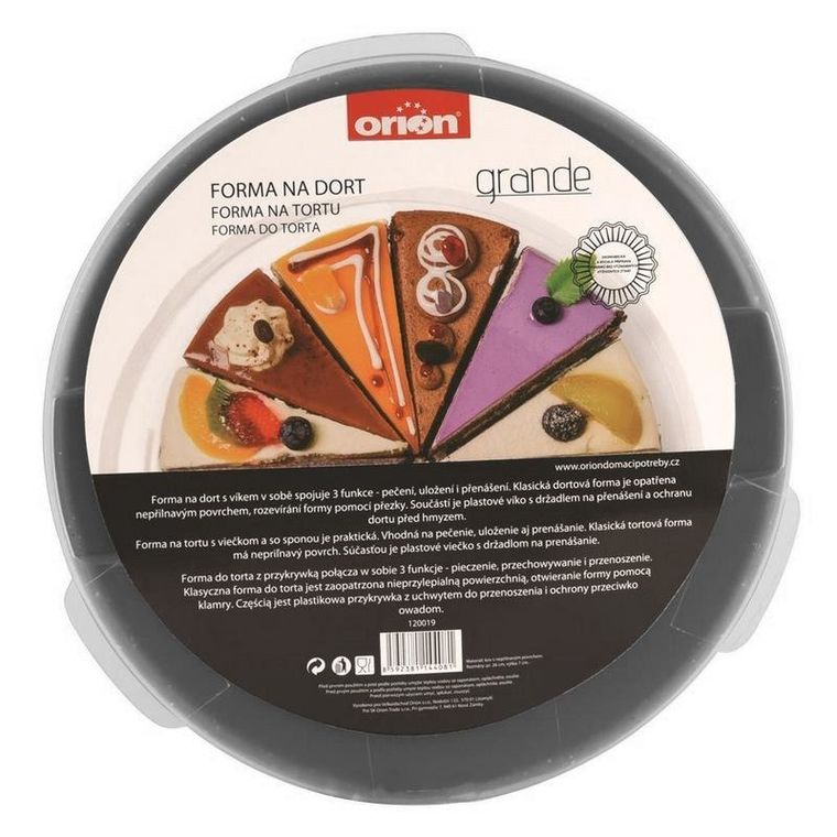 Orion, Grande, forma, tortownica z pokrywą, 26 cm