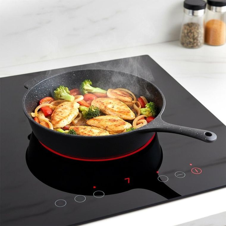 Orion, Grande, patelnia głęboka, granitowa, 28 cm, 3l