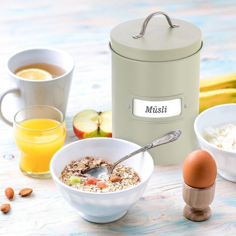 Orion, Greenish, pojemnik do przechowywania, metalowy, zielony, 1,3l