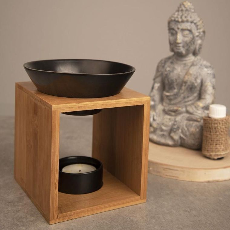 Orion, kominek zapachowy, czarny, 12-11-14 cm