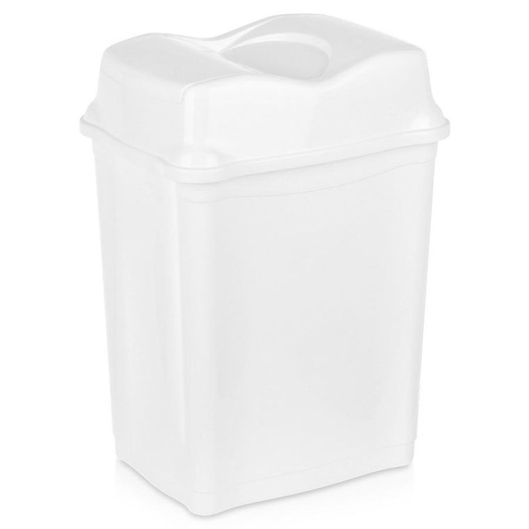 Orion, kosz na śmieci, plastikowy, biały, 28l
