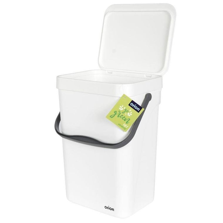 Orion, kosz na śmieci, zawieszany, biały, 10l