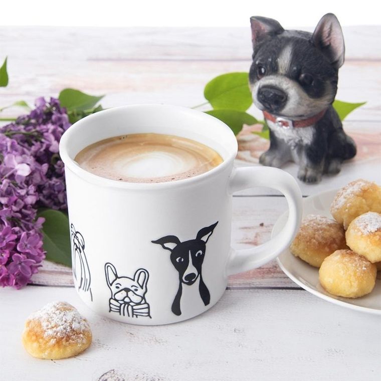 Orion, kubek ceramiczny, biały, 500 ml