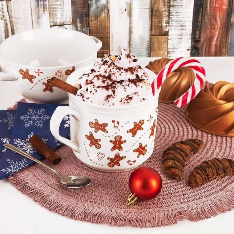 Orion, kubek ceramiczny, pierniczki, 700 ml