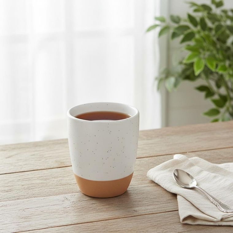 Orion, kubek do espresso, ceramiczny, biały, 90 ml