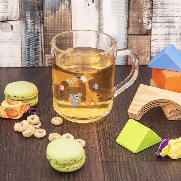 Orion, kubek szklany, żyrafa, 230 ml