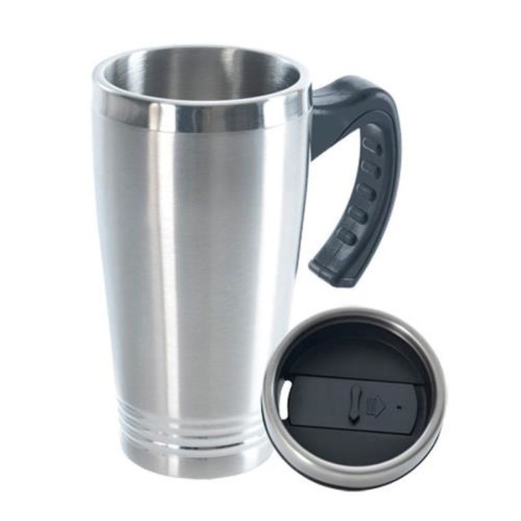 Orion, kubek termiczny z uchwytem, stalowy, 0,45 l