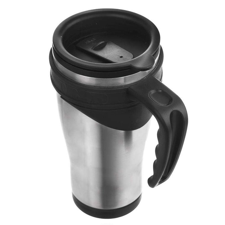 Orion, kubek termiczny z uchwytem, stalowy, 0,45l