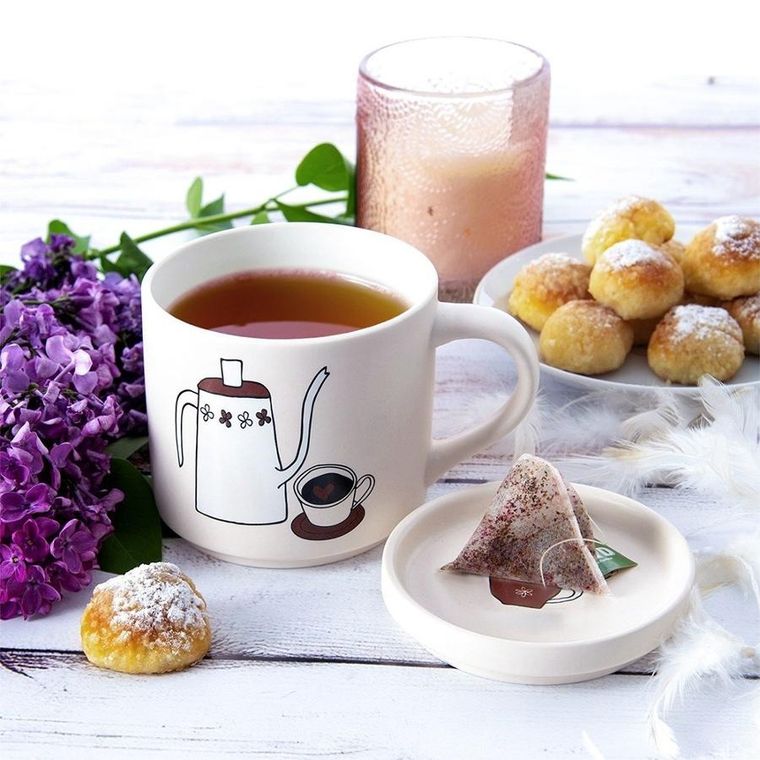 Orion, kubek z pokrywką porcelanowy, 420 ml