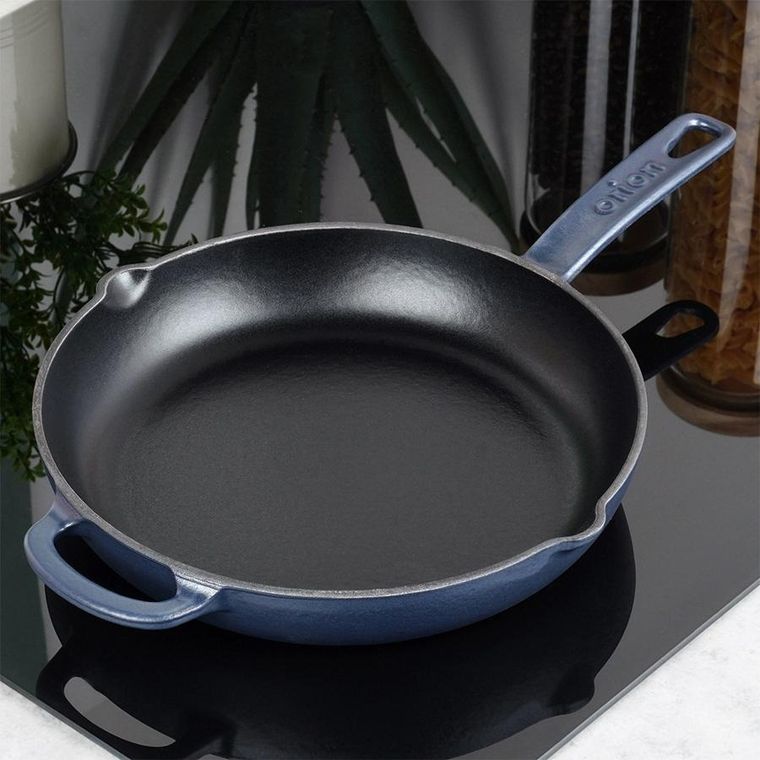 Orion, Litina, patelnia żeliwna emaliowana, 24 cm