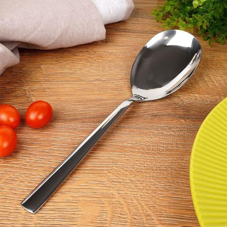 Orion, łyżka do sałaty, stalowa, 25 cm