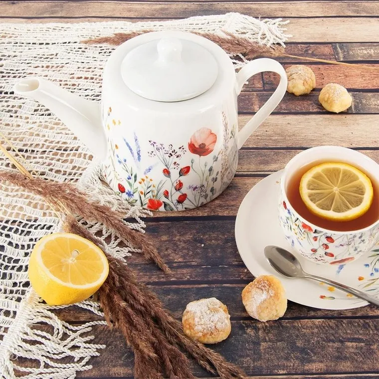 Orion, Maki, dzbanek do kawy i herbaty porcelanowy, 1l