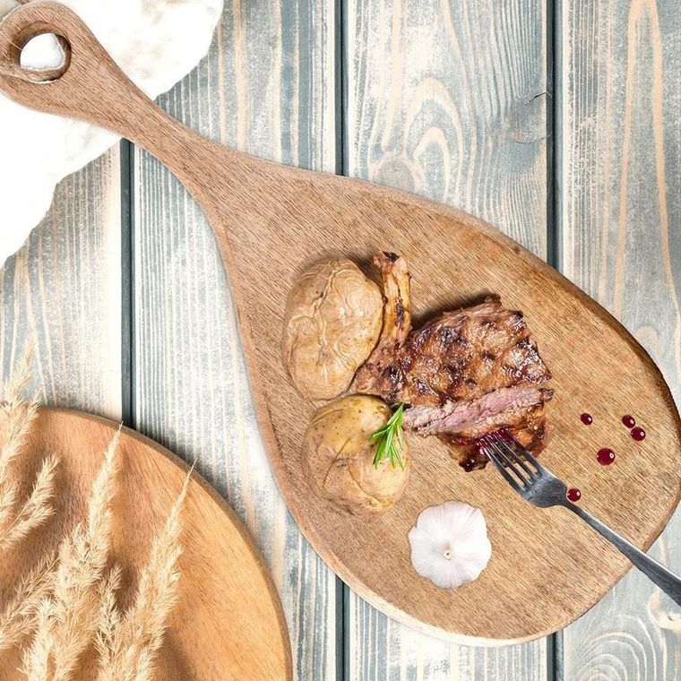 Orion, Mango, deska do krojenia i serwowania drewniana, 50-23 cm