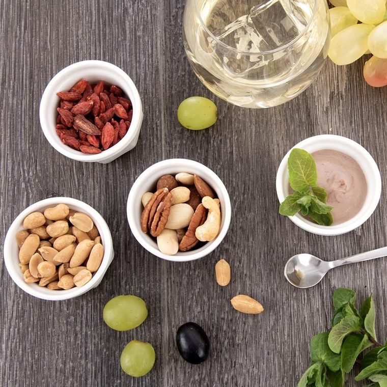 Orion, miseczki na przekąski, ceramiczne, 6 cm, 40 ml, 4 szt.