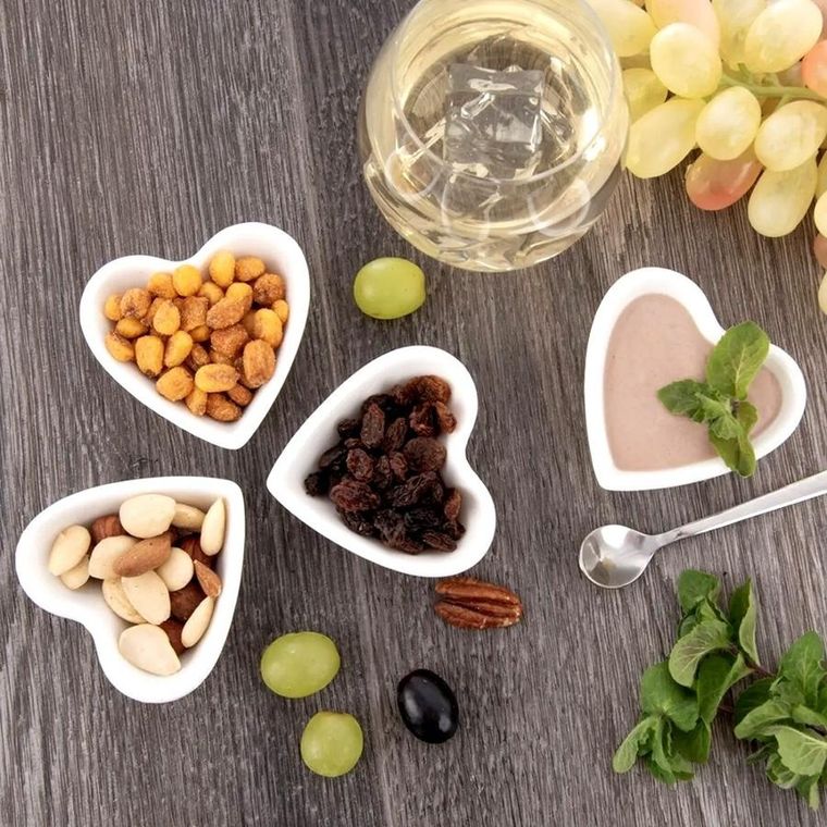 Orion, miseczki na przekąski, porcelanowe, 7,5 cm, 35 ml, 4 szt.