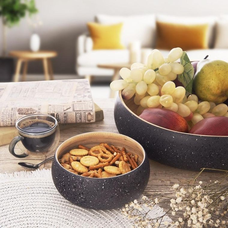 Orion, miska bambusowa, 14 cm, 550 ml